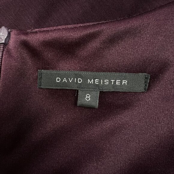 Anthropologie Silk Knit Draped Mini Dress Wedding Guest Formal Fancy Drape Party - Picture 4 of 7